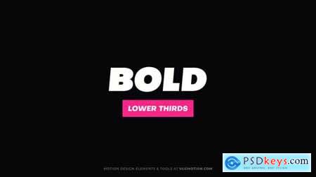 Lower Thirds - Bold 36379684