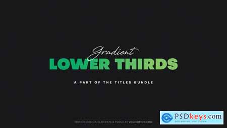 Lower Thirds - Gradient 36379793