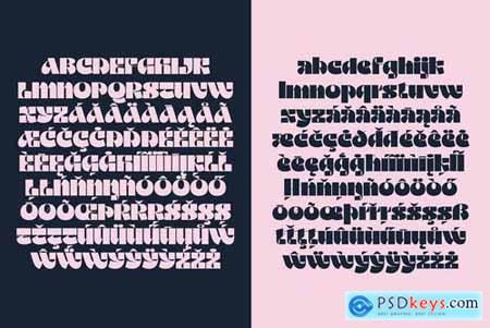 Austro Typeface Modern Vintage Display Font