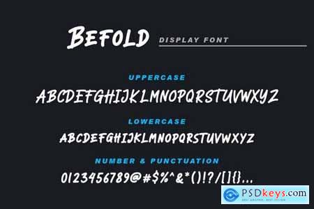 Befold - Display Font