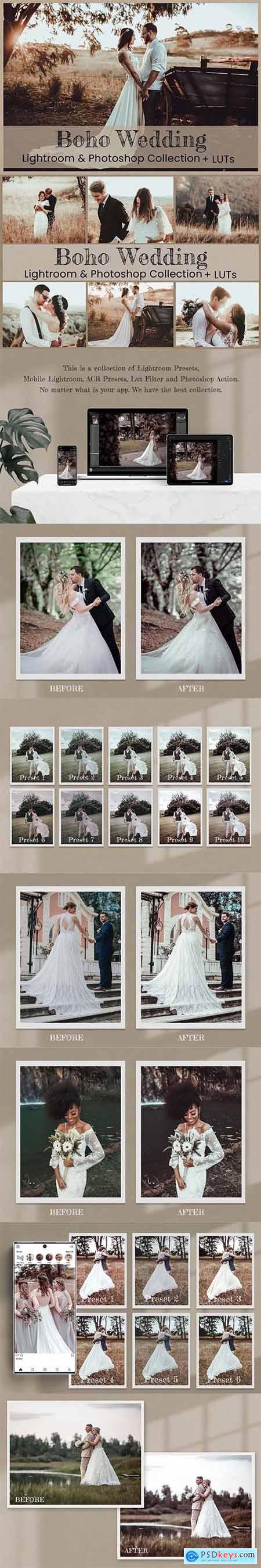Boho Wedding Photoshop Actions 6284731