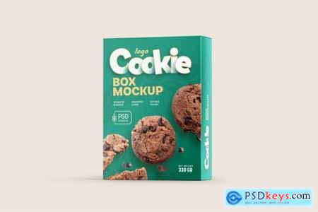 Cookies Box Packaging Mockup Set 6985417