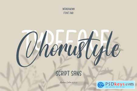 Chorustyle Font Duo