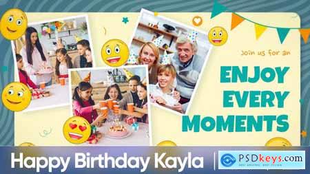 Happy Birthday Kayla (MOGRT) 36367798
