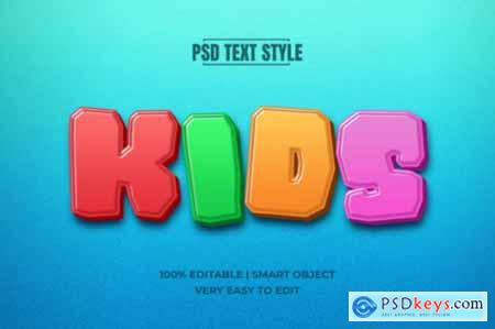 Editable 3D Text Style Effect Bundle PSD