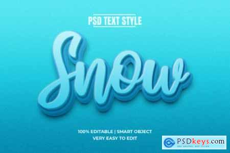 Editable 3D Text Style Effect Bundle PSD