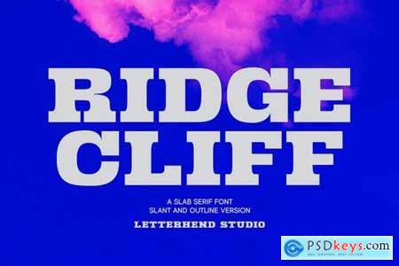 Ridge Cliff Font