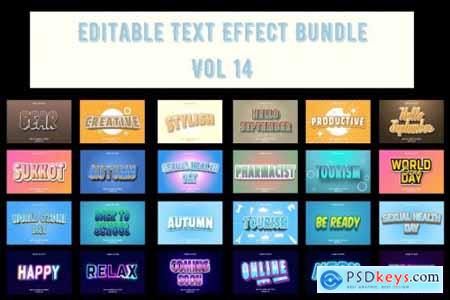 Editable Text Effect Bundle Vol 14