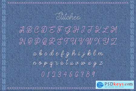 Stitches Font