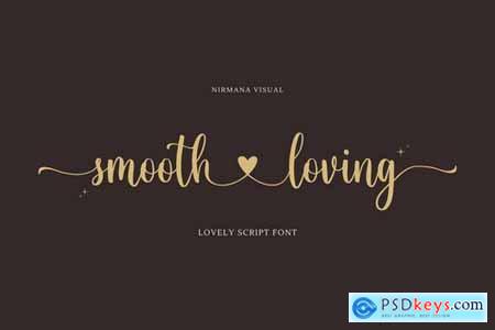 Smooth Loving - Wedding Font