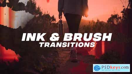 Ink&Brush Transitions Premiere Pro 36362594