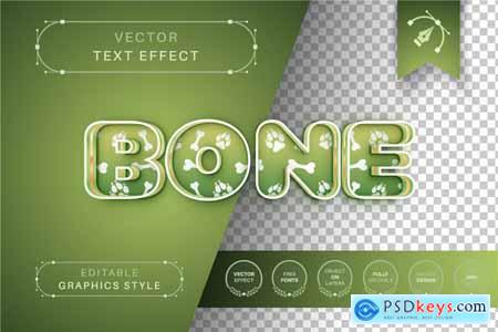 Puppy Stroke - Editable Text Effect, Font Style GB7CP8B