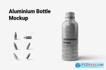 Aluminium Bottle Mockup R84KJZC