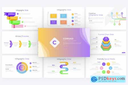 Coroad Business PowerPoint Template FRR8TDH