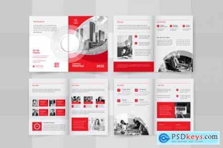 08 Pages Company Brochure Design