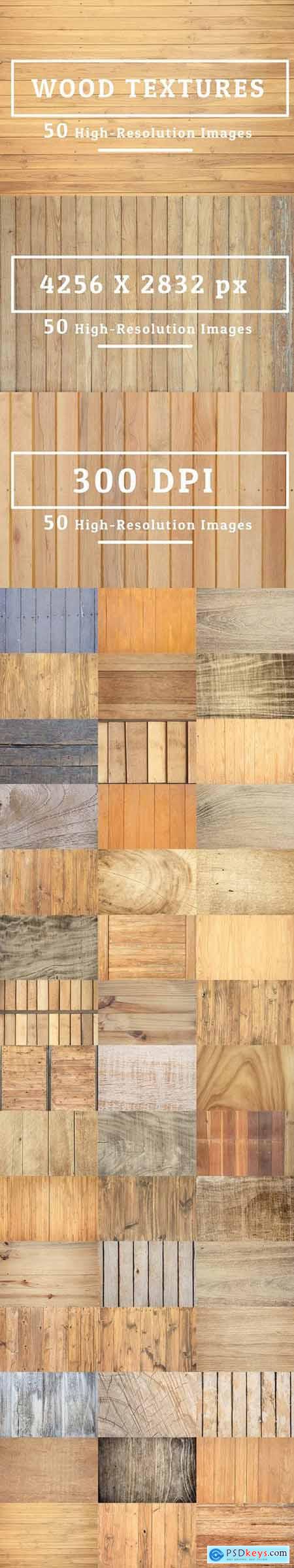 50 Wood Texture Background Set 02