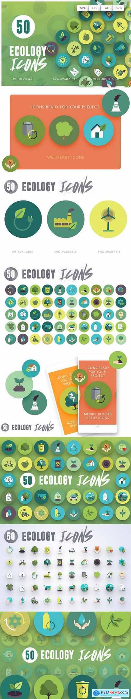 50 Ecology Icons