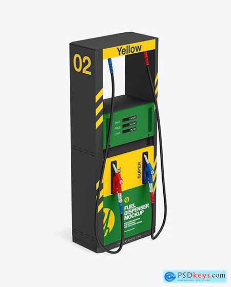 Fuel Dispenser Mockup 95450