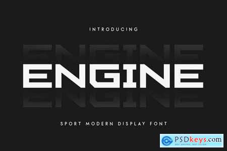 Engine - Sport Modern Font