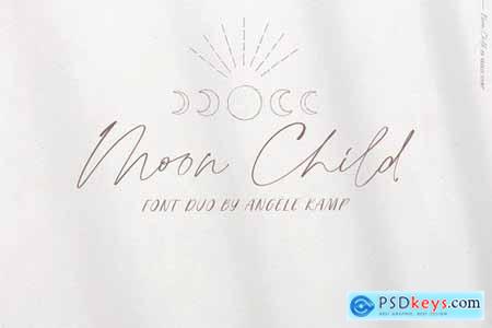 Moon Child font duo