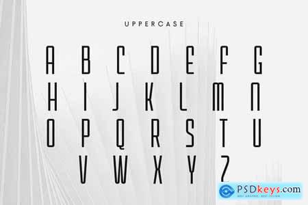 Highest - Ultra Condensed Sans Serif