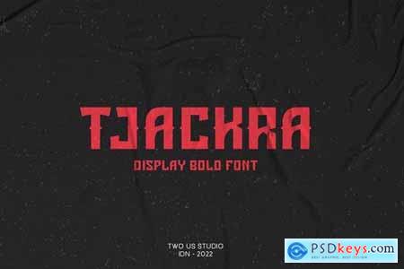 Tjackra - Display Typeface