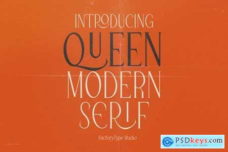 Queen Serif Font