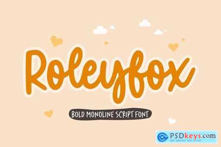 Roleyfox Monoline Script