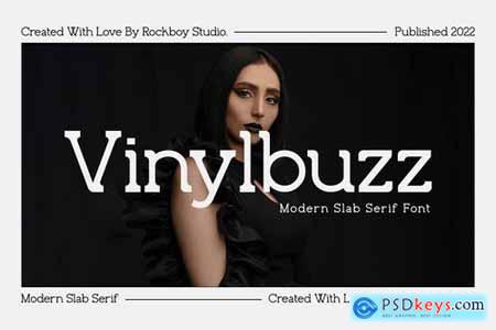 Vinylbuzz - Slab Serif Font