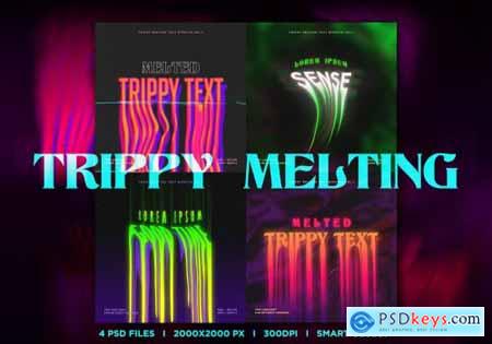 Trippy Melting Text Effects Vol.1 6434878