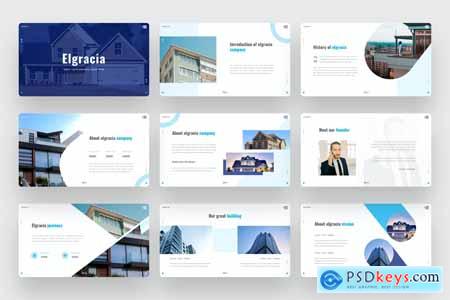 Elgracia - Real estate Powerpoint, Keynote and Google Slides Template