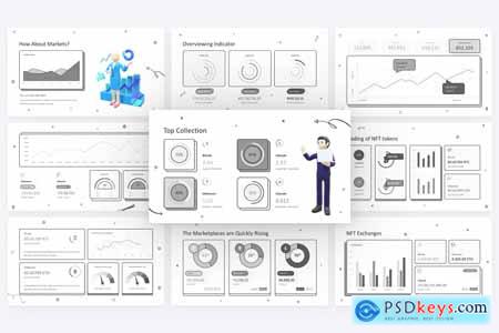 KPI Dashboard Doodle PowerPoint Template EES2ZMV