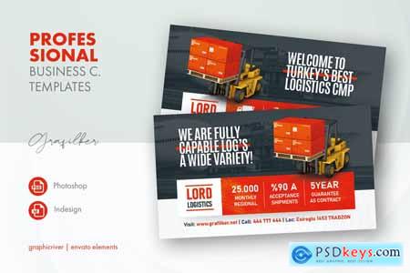 Logistics Business Card Templates 35860367
