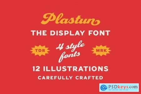 Plastun - Vintage Display Font