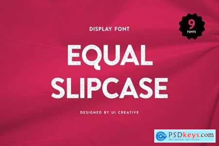 Equal Slipcase Sans Serif Font Family