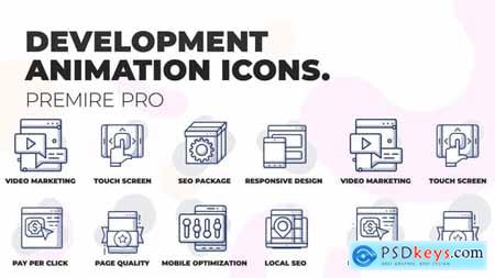 Development & Seo Animation Icons (MOGRT) 36441000
