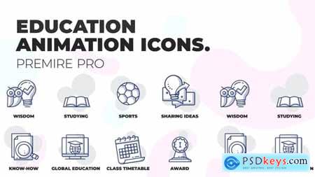 Global education Animation Icons (MOGRT) 36441018