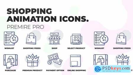 Online shopping Animation Icons (MOGRT) 36441340