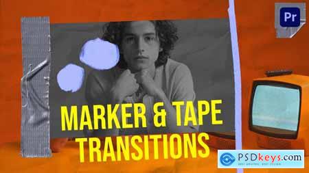 Marker & Tape Transitions 36436914