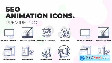 Seo package Animation Icons (MOGRT) 36441076
