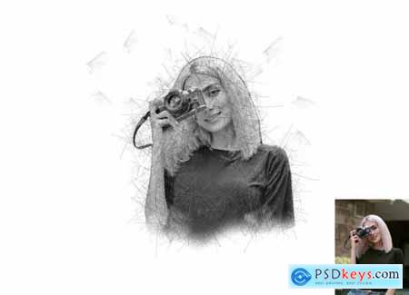 Perfect Sketch Photoshop Action 7037477