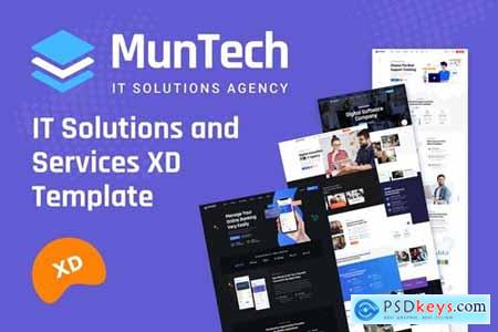 Muntech - Software & IT Solutions XD Template