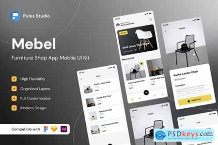 Mebel - Furniture Mobile App UI Kits