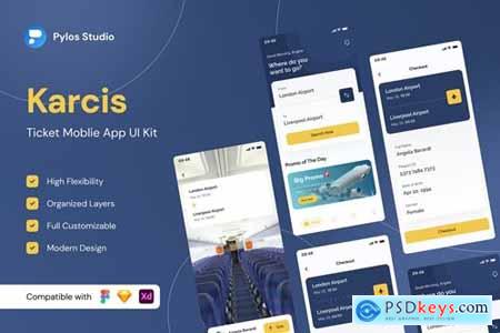 Karcis - Ticket Mobile App UI Kits