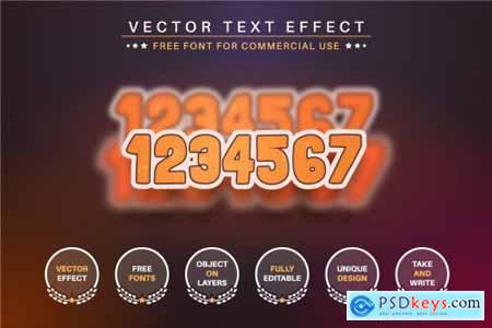 Grunge Sticker - Editable Text Effect, Font Style
