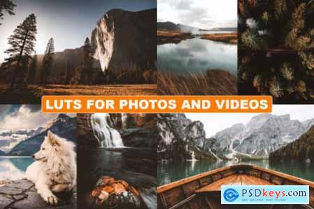 Cinematic LUTs for Photos and Videos