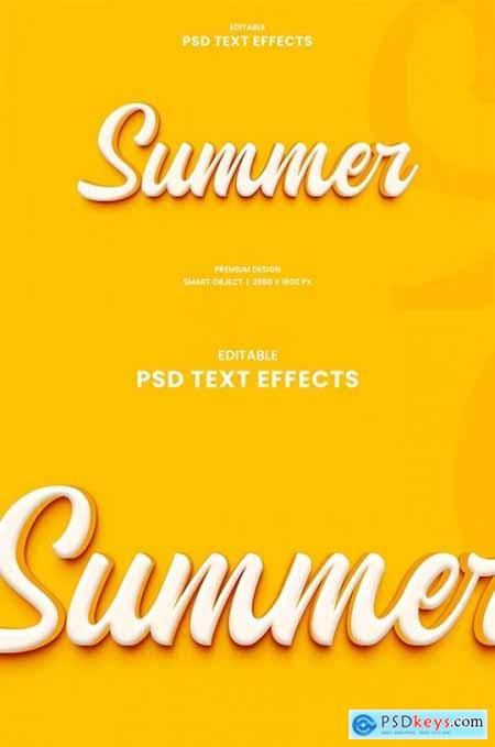 Summer 3D Text Effect Style 33083856