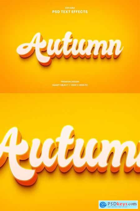 Autumn editable text effect 33562739