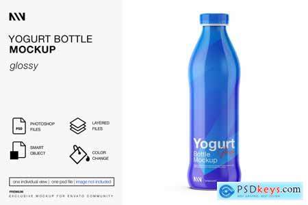 Yogurt Bottle Mockup BG7AGNQ