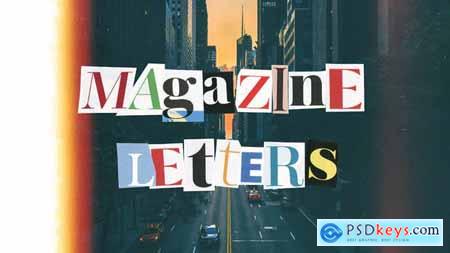Magazine Cutout Letters 36415540